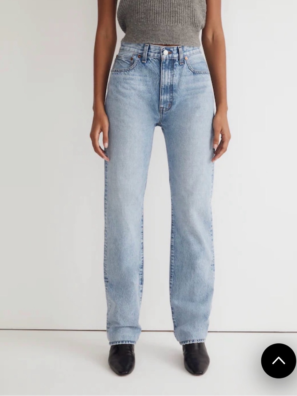 Madewell 90’s Straight Jeans 28 Tall- Mercer Wash